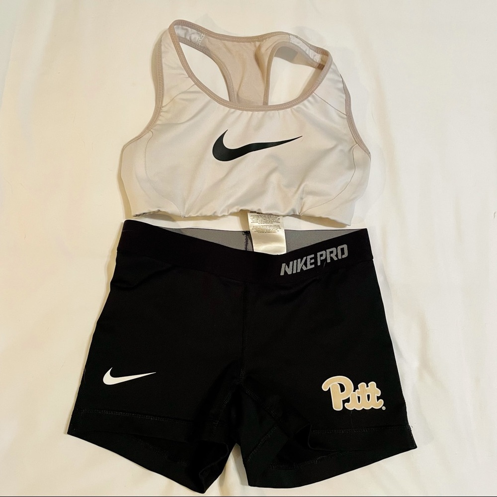 Nike Pro Set size XS previously loved but tons of life left. Smoke free home.